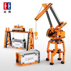 DOUBLEE CADA C71002 71002 non  MÁY MÓC VẬN TẢI 10 TRONG CÓ CẢM BIẾN CHUYỂN ĐỘNG bộ đồ chơi xếp lắp ráp ghép mô hình  MECHANICAL WORK LABORATORY Kỹ Thuật Công Nghệ Cao Mô Hình Phương Tiện 634 khối