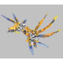 Winner 8037 non  NGƯỜI MÁY BIẾN HÌNH 4 DẠNG ROBOT KHỦNG LONG BAY KỲ LÂN SỪNG bộ đồ chơi xếp lắp ráp ghép mô hình Transformers Robot Đại Chiến Người Máy Biến Hình 489 khối