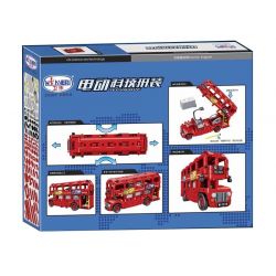 Winner 7118 non  XE BUS 2 TẦNG bộ đồ chơi xếp lắp ráp ghép mô hình  Kỹ Thuật Công Nghệ Cao Mô Hình Phương Tiện 487 khối