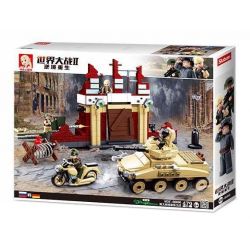 SLUBAN M38-B0696 B0696 0696 M38B0696 38-B0696 non  TẤN CÔNG CĂN CỨ ĐỊCH bộ đồ chơi xếp lắp ráp ghép mô hình World War Ii BATTLE OF STALINGRAD Chiến Tranh Thế Giới Thứ 2 479 khối