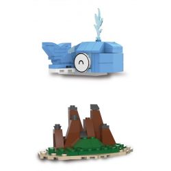 Kazi KY80023 80023 non  CON CUA VUI NHỘN CÁ MẬP NHỎ TÔM CÀNG BẠCH TUỘC VẺ NGỪ bộ đồ chơi xếp lắp ráp ghép mô hình Ocean Series Sinh Vật Đại Dương 100 khối