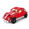 DOUBLEE CADA C51016 51016 non  XE BEETLES ĐỎ bộ đồ chơi xếp lắp ráp ghép mô hình  RED BEETLES Kỹ Thuật Công Nghệ Cao Mô Hình Phương Tiện 472 khối