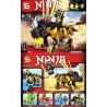 SHENG YUAN SY SY711A 711A SY711B 711B SY711C 711C SY711D 711D non  SIÊU THÚ NINJAGO 4 MẪU bộ đồ chơi xếp lắp ráp ghép mô hình The  Ninjago Movie Ninja Lốc Xoáy 469 khối