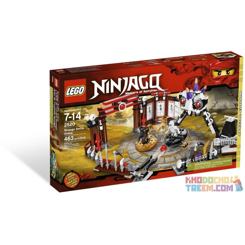 NOT  NINJAGO BATTLE ARENA 2520 Bela 9733 Lari 9733 xếp lắp ráp ghép mô hình SÀN ĐẤU NINJAGO TRƯỜNG The  Ninjago Movie Ninja Lốc Xoáy 463 khối