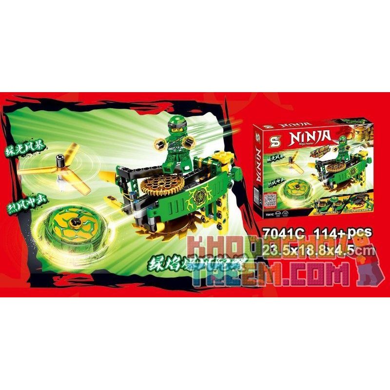 SHENG YUAN SY 7041A 7041B 7041C 7041D non  BẬC THẦY NINJA 4 TRONG 1 bộ đồ chơi xếp lắp ráp ghép mô hình The  Ninjago Movie NINJA MASTER Ninja Lốc Xoáy 462 khối