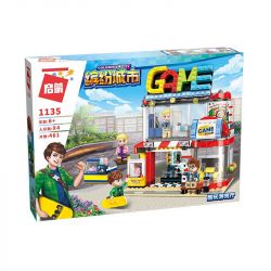 Enlighten 1135 Qman 1135 non  TIỆM TRÒ CHƠI bộ đồ chơi xếp lắp ráp ghép mô hình Colorful City COLORFULCITY Thành Phố Sắc Màu 461 khối