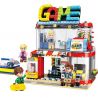 Enlighten 1135 Qman 1135 non  TIỆM TRÒ CHƠI bộ đồ chơi xếp lắp ráp ghép mô hình Colorful City COLORFULCITY Thành Phố Sắc Màu 461 khối