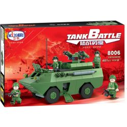 Winner 8006 non  TÊN LỬA CHỐNG TĂNG RED ARROW 9 bộ đồ chơi xếp lắp ráp ghép mô hình Tank Battle TANKBATTLE Xe Tăng Đối Đầu 461 khối
