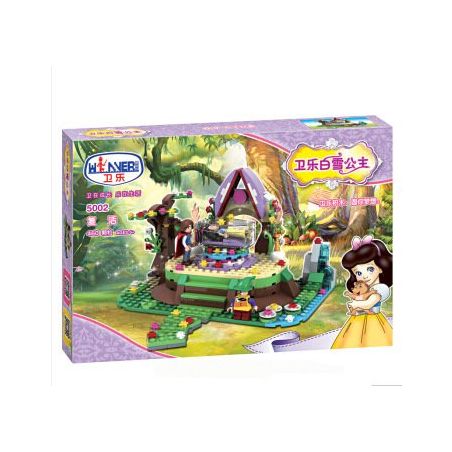 Winner 5002 non  GIẢI CỨU NÀNG BẠCH TUYẾT bộ đồ chơi xếp lắp ráp ghép mô hình Snow White Princess 460 khối