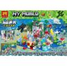 LELE 33248 non  VÙNG ĐẤT DƯỚI ĐÁY BIỂN bộ đồ chơi xếp lắp ráp ghép mô hình Minecraft MY WORLD Game Xây Dựng 458 khối