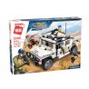 Enlighten 3205 Qman 3205 non  TẤN CÔNG TRÊN SA MẠC bộ đồ chơi xếp lắp ráp ghép mô hình Thunder Mission THUNDERMISSION Nhiệm Vụ Sấm Sét 452 khối