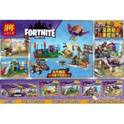LELE 36062 non  TRẬN CHIẾN FORNITE bộ đồ chơi xếp lắp ráp ghép mô hình FORTNITE BATTLE Bắn Súng 446 khối