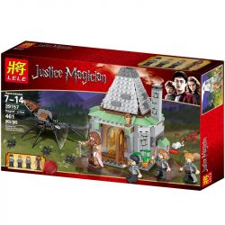NOT  HAGRID'S HUT 4738 LELE 39157 xếp lắp ráp ghép mô hình TÚP LỀU CỦA HAGRID Harry Potter Chú Bé Phù Thủy 442 khối
