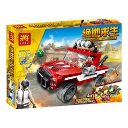 LELE 36043 non  TRÒ CHƠI SINH TỒN bộ đồ chơi xếp lắp ráp ghép mô hình Pubg Battlegrounds Bắn Súng 433 khối