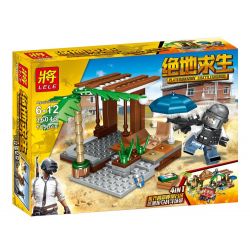 LELE 36043 non  TRÒ CHƠI SINH TỒN bộ đồ chơi xếp lắp ráp ghép mô hình Pubg Battlegrounds Bắn Súng 433 khối