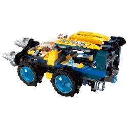 Enlighten 2415 Qman 2415 non  TÀU MŨI KHOAN THÁM HIỂM ĐẠI DƯƠNG bộ đồ chơi xếp lắp ráp ghép mô hình Kyanite Squad Đội Khai Khoáng 427 khối