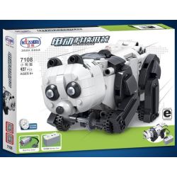 Winner 7108 non  GẤU TRÚC bộ đồ chơi xếp lắp ráp ghép mô hình  PANDA Kỹ Thuật Công Nghệ Cao Mô Hình Phương Tiện 427 khối