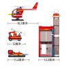SLUBAN M38-B0628 B0628 0628 M38B0628 38-B0628 non  TRUNG TÂM HUẤN LUYỆN CỨU HỎA bộ đồ chơi xếp lắp ráp ghép mô hình Fire Rescure FIRE STATION TRAINING CENTER 425 khối