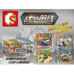 SEMBO WEKKI VIGGI 12652 12653 12654 12655 non  CUỘC CHIẾN CỦA NGƯỜI NHIỆN bộ đồ chơi xếp lắp ráp ghép mô hình Military Army FRONT OF THE WAR Quân Sự Bộ Đội 424 khối