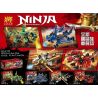 LELE 31170 non  RỒNG NGUYÊN TỐ bộ đồ chơi xếp lắp ráp ghép mô hình The  Ninjago Movie NINJA MASTERS OF SPINJITZU Ninja Lốc Xoáy 424 khối