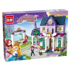 Enlighten 2608 Qman 2608 non  THƯ VIỆN HOÀNG GIA bộ đồ chơi xếp lắp ráp ghép mô hình Prinecess Leah PRINECESS LEAH POYAL LIBRARY Công Chúa Leah 423 khối