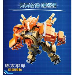 SLUBAN M38 non  ĐẠI CHIẾN THÁI BÌNH DƯƠNG bộ đồ chơi xếp lắp ráp ghép mô hình Pacific Rim Siêu Đại Chiến 418 khối