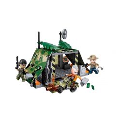 Enlighten 1919 Qman 1919 non  TRUY BẮT THỢ SĂN bộ đồ chơi xếp lắp ráp ghép mô hình Police BATTLE FORCE Cảnh Sát 416 khối