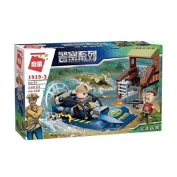 Enlighten 1919 Qman 1919 non  TRUY BẮT THỢ SĂN bộ đồ chơi xếp lắp ráp ghép mô hình Police BATTLE FORCE Cảnh Sát 416 khối