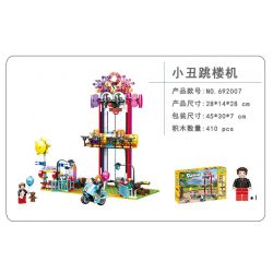 PanlosBrick 692007 Panlos Brick 692007 non  CHÚ HỀ NHẢY bộ đồ chơi xếp lắp ráp ghép mô hình Paradise Thiên Đường 410 khối