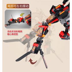 MouldKing 13021 Mould King 13021 non  QUỶ VƯƠNG CHIẾN LONG bộ đồ chơi xếp lắp ráp ghép mô hình The  Ninjago Movie DRAGON GONGFU KING DEVIL Ninja Lốc Xoáy 410 khối