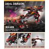 MouldKing 13021 Mould King 13021 non  QUỶ VƯƠNG CHIẾN LONG bộ đồ chơi xếp lắp ráp ghép mô hình The  Ninjago Movie DRAGON GONGFU KING DEVIL Ninja Lốc Xoáy 410 khối