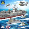 Kazi KY10002 10002 non  TÀU SÂN BAY KITTY HAWK CV-63 tỷ lệ 1:400 bộ đồ chơi xếp lắp ráp ghép mô hình Military Army USS KITTY HAWK CV-63 Quân Sự Bộ Đội 1868 khối