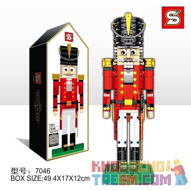 NOT  NUTCRACKER 4002017 LEPIN 16063 SHENG YUAN/SY 7046 xếp lắp ráp ghép mô hình CHÚ LÍNH CHÌ KẸP HẠT DẺ  Kỹ Thuật Công Nghệ Cao Mô Hình Phương Tiện 732 khối