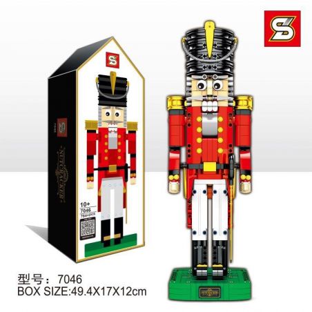 NOT  NUTCRACKER 4002017 LEPIN 16063 SHENG YUAN/SY 7046 xếp lắp ráp ghép mô hình CHÚ LÍNH CHÌ KẸP HẠT DẺ  Kỹ Thuật Công Nghệ Cao Mô Hình Phương Tiện 732 khối