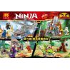 LELE 31178 non  ĐẠI CHIẾN NINJA bộ đồ chơi xếp lắp ráp ghép mô hình The  Ninjago Movie Ninja Lốc Xoáy 713 khối