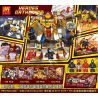 LELE 34057 non  SIÊU ANH HÙNG KẾT HỢP 4 TRONG 1 bộ đồ chơi xếp lắp ráp ghép mô hình Super Heroes HEROES GATHERING Siêu Nhân Anh Hùng 598 khối