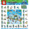 SHENG YUAN SY 1162 non  THẾ GIỚI DƯỚI BIỂN 16 TRONG bộ đồ chơi xếp lắp ráp ghép mô hình Minecraft MY WORLD Game Xây Dựng 543 khối
