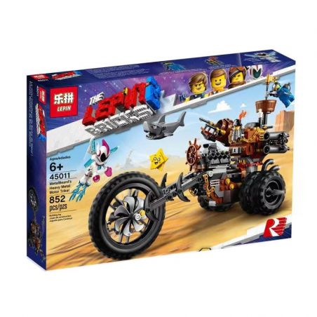 NOT  METALBEARD'S HEAVY MOTOR TRIKE 70834 LARI 11247 LEPIN 45011 xếp lắp ráp ghép mô hình XE MÔ TÔ HẠNG NẶNG BA BÁNH KIM LOẠI CỦA METALBEARD! The  Movie 2: The Second Part Phim Về  461 khối