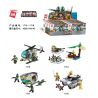 Enlighten 1715 1716 1717 1718 Qman 1715 1716 1717 1718 non  LỰC LƯỢNG QUÂN SỰ bộ đồ chơi xếp lắp ráp ghép mô hình Tactical Espionage Action Chiến Thuật Quân Sự 456 khối