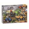 Winner 8051 non  CHIẾN ĐẤU VỚI KHỦNG LONG bộ đồ chơi xếp lắp ráp ghép mô hình Jurassic World DINOSAUR CAPTURE JEEP Thế Giới Khủng Long 440 khối