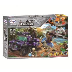 Winner 8050 non  THẾ GIỚI KHỦNG LONG bộ đồ chơi xếp lắp ráp ghép mô hình Jurassic World DINOSAUR CAPTURE SUV 422 khối