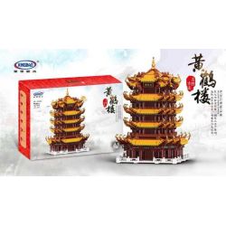XINGBAO XB-01024 01024 XB01024 non  CHÙA THÁP TRUNG QUỐC bộ đồ chơi xếp lắp ráp ghép mô hình Modular Buildings YELLOW CRANE TOWER Mô Hình Nhà Cửa 6794 khối
