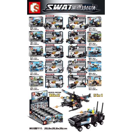 SEMBO 102500 102501 102502 102503 102504 102495 102496 102497 102498 102499 non  PHƯƠNG TIỆN ĐI LẠI 10 LOẠI BẮN NỎ XE HỔ BAY BỌC THÉP PHÁ HỦY THUYỀN TẤN CÔNG TRÊN SÔNG TRỰC THĂNG TUẦN TRA CỦA INTREPID ĐỊA HÌNH TÀU KHU TRỤC DŨNG CẢM MÁY KHÔNG NGƯỜI LÁI GALAXY EOD TỐC ĐỘ bộ đồ chơi xếp lắp ráp ghép mô hình Swat Special Force Đặc Nhiệm 409 khối