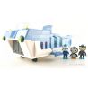 Enlighten 3705 Qman 3705 non  TÀU THÁM HIỂM ĐẠI DƯƠNG bộ đồ chơi xếp lắp ráp ghép mô hình Octonauts 404 khối
