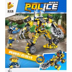 PanlosBrick 681004A Panlos Brick 681004A non  MÁY ĐĂNG NHẬP RỪNG bộ đồ chơi xếp lắp ráp ghép mô hình Police Cảnh Sát 404 khối