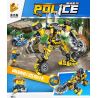 PanlosBrick 681004A Panlos Brick 681004A non  MÁY ĐĂNG NHẬP RỪNG bộ đồ chơi xếp lắp ráp ghép mô hình Police Cảnh Sát 404 khối