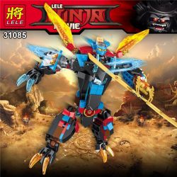 LELE 31085 non  RỒNG MÁY BIẾN HÌNH 2 ĐẦU bộ đồ chơi xếp lắp ráp ghép mô hình The  Ninjago Movie THE LELE NINJA MOVIE Ninja Lốc Xoáy 403 khối