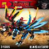 LELE 31085 non  RỒNG MÁY BIẾN HÌNH 2 ĐẦU bộ đồ chơi xếp lắp ráp ghép mô hình The  Ninjago Movie THE LELE NINJA MOVIE Ninja Lốc Xoáy 403 khối