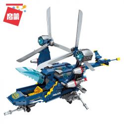 Enlighten 1922 Qman 1922 non  OSPREY ĐÌNH CÔNG bộ đồ chơi xếp lắp ráp ghép mô hình Police BATTLE FORCE Cảnh Sát 402 khối