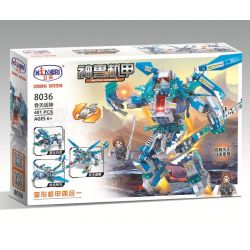 Winner 8036 non  THẦN CHIẾN TRANH bộ đồ chơi xếp lắp ráp ghép mô hình Transformers Robot Đại Chiến Người Máy Biến Hình 401 khối